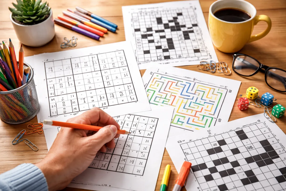 Les jeux de logique à imprimer : un excellent moyen de se divertir et de s'entraîner